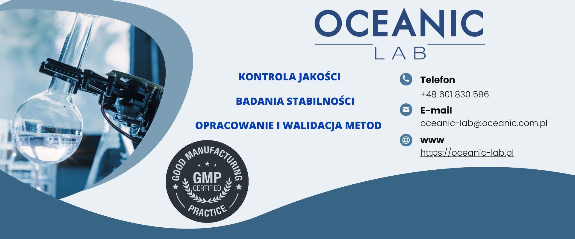 OCEANIC-LAB z ofertą usług kontroli jakości dla klientów zewnętrznych